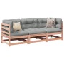 3-piece garden sofa set with Douglas fir wood cushions by vidaXL, Garden sets - Ref: Foro24-3299270, Price: 316,67 €, Discoun...