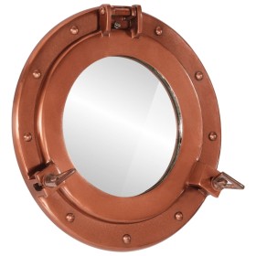 Aluminum and glass wall porthole mirror Ø30 cm by vidaXL, Mirrors - Ref: Foro24-357856, Price: 48,99 €, Discount: %