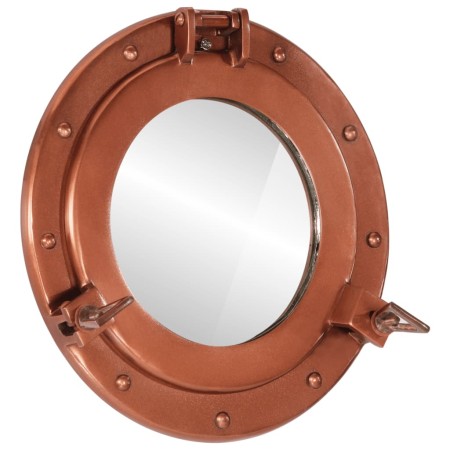 Aluminum and glass wall porthole mirror Ø30 cm by vidaXL, Mirrors - Ref: Foro24-357856, Price: 48,48 €, Discount: %