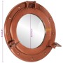 Aluminum and glass wall porthole mirror Ø30 cm by vidaXL, Mirrors - Ref: Foro24-357856, Price: 48,48 €, Discount: %