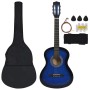 Konzertgitarren-Set für Kinder Anfänger 8-teilig blau 3/4 36" von vidaXL, Gitarren - Ref: Foro24-70117, Preis: 71,55 €, Rabat...