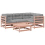 5-piece garden sofa set with Douglas fir wood cushions by vidaXL, Garden sets - Ref: Foro24-3299425, Price: 470,11 €, Discoun...