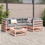 5-teilige Gartensofagarnitur mit Kissen aus Douglasienholz von vidaXL, Gartensets - Ref: Foro24-3299425, Preis: 468,99 €, Rab...