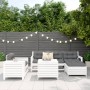 Garden sofa set 7 pieces solid white pine wood by vidaXL, Garden sets - Ref: Foro24-3250533, Price: 561,79 €, Discount: %