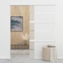 Sliding door made of tempered glass and silver aluminum 102.5x205 cm by vidaXL, Doors - Ref: Foro24-288060, Price: 275,57 €, ...