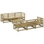 Gartensofa-Set 7-teilig aus imprägniertem Kiefernholz von vidaXL, Gartensets - Ref: Foro24-3299300, Preis: 395,37 €, Rabatt: %