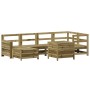 Gartensofa-Set 7-teilig aus imprägniertem Kiefernholz von vidaXL, Gartensets - Ref: Foro24-3250971, Preis: 497,49 €, Rabatt: %