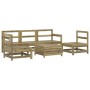 Garden sofa set 6 pieces impregnated pine wood by vidaXL, Garden sets - Ref: Foro24-3250751, Price: 347,75 €, Discount: %