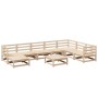 Garden sofa set 9 pieces solid pine wood by vidaXL, Garden sets - Ref: Foro24-3299581, Price: 452,54 €, Discount: %