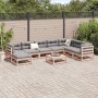 Garden sofa set 9 pieces solid Douglas fir wood by vidaXL, Garden sets - Ref: Foro24-3299583, Price: 479,99 €, Discount: %