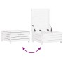 Gartensofa-Set 6-teilig aus massivem weißem Kiefernholz von vidaXL, Gartensets - Ref: Foro24-3250745, Preis: 434,15 €, Rabatt: %