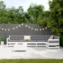 Gartensofa-Set 7-teilig aus massivem weißem Kiefernholz von vidaXL, Gartensets - Ref: Foro24-3250897, Preis: 474,55 €, Rabatt: %