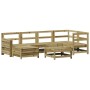 Garden sofa set 7 pieces impregnated pine wood by vidaXL, Garden sets - Ref: Foro24-3250919, Price: 446,60 €, Discount: %