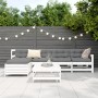 Garden sofa set 6 pieces solid white pine wood by vidaXL, Garden sets - Ref: Foro24-3250925, Price: 436,00 €, Discount: %