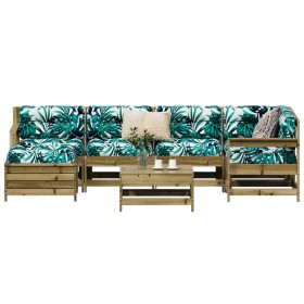 Garden sofa set 7 pieces impregnated pine wood by vidaXL, Garden sets - Ref: Foro24-3250959, Price: 409,99 €, Discount: %