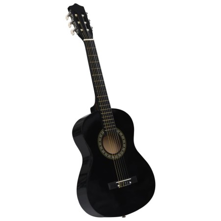 Guitarra clásica para niños y principiantes negro 1/2 34" de vidaXL, Guitarras - Ref: Foro24-70126, Precio: 61,20 €, Descuent...