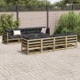 9-teiliges Gartensofa-Set mit Kissen aus imprägniertem Kiefernholz von vidaXL, Gartensets - Ref: Foro24-3299361, Preis: 917,9...