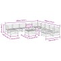 Gartensofa-Set 12-teilig aus massivem Douglasienholz von vidaXL, Gartensets - Ref: Foro24-3299653, Preis: 679,32 €, Rabatt: %