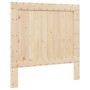 Bed frame with solid pine wood headboard 100x200 cm by vidaXL, Beds and slatted bases - Ref: Foro24-3281533, Price: 128,99 €,...