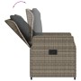 Garden recliners 2 pcs gray synthetic rattan by vidaXL, Garden chairs - Ref: Foro24-368654, Price: 198,59 €, Discount: %