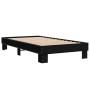 Estructura de cama madera de ingeniería y metal negra 90x190 cm de vidaXL, Camas y somieres - Ref: Foro24-845882, Precio: 86,...