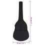 Classical guitar case 1/2 black fabric 94x35 cm by vidaXL, Guitar cases and covers - Ref: Foro24-70157, Price: 15,96 €, Disco...