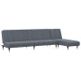 Dark gray velvet 2-piece sofa set by vidaXL, Sofas - Ref: Foro24-3216296, Price: 401,27 €, Discount: %