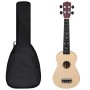 Sopran Ukulele Set für Kinder mit hellem Holzkoffer 23" von vidaXL, Streichinstrumente - Ref: Foro24-70151, Preis: 37,98 €, R...