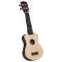 Juego de ukelele soprano para niños con funda madera clara 23" de vidaXL, Instrumentos de cuerda - Ref: Foro24-70151, Precio:...