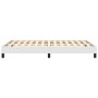 Estructura de cama cuero sintético blanco 120x190 cm de vidaXL, Camas y somieres - Ref: Foro24-3269620, Precio: 104,99 €, Des...