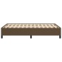 Dark brown fabric bed frame 120x190 cm by vidaXL, Beds and slatted bases - Ref: Foro24-3269634, Price: 115,26 €, Discount: %