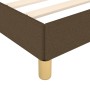 Dark brown fabric bed frame 120x190 cm by vidaXL, Beds and slatted bases - Ref: Foro24-3269641, Price: 116,99 €, Discount: %