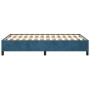 Estructura de cama terciopelo azul oscuro 120x190 cm de vidaXL, Camas y somieres - Ref: Foro24-3269655, Precio: 114,31 €, Des...