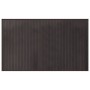 Alfombra rectangular bambú marrón oscuro 60x100 cm de vidaXL, Alfombras - Ref: Foro24-376833, Precio: 16,89 €, Descuento: %