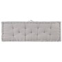 Gray cotton pallet cushion 120x40x7 cm by vidaXL, Cushions for chairs and sofas - Ref: Foro24-48677, Price: 37,55 €, Discount: %