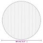 Dark brown round bamboo rug 80 cm by vidaXL, Rugs - Ref: Foro24-376983, Price: 15,42 €, Discount: %