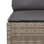 3-seater garden sofa with gray synthetic rattan cushions by vidaXL, Outdoor sofas - Ref: Foro24-365921, Price: 218,79 €, Disc...