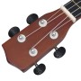 Soprano ukulele set for children with dark wood case 23" by vidaXL, String instruments - Ref: Foro24-70150, Price: 37,90 €, D...