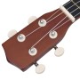 Soprano ukulele set for children with dark wood 21" case by vidaXL, String instruments - Ref: Foro24-70145, Price: 35,21 €, D...