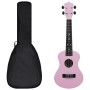 Set de ukelele soprano con funda para niños rosa 23" de vidaXL, Instrumentos de cuerda - Ref: Foro24-70153, Precio: 35,48 €, ...