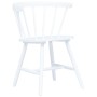 Dining chairs 4 units solid white rubber wood by vidaXL, dining chairs - Ref: Foro24-247366, Price: 337,06 €, Discount: %