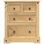 Corona chest of drawers solid pine wood 80x43x91 cm by vidaXL, Storage trunks - Ref: Foro24-4005670, Price: 163,86 €, Discoun...