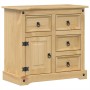 Aparador Corona madera maciza de pino 87x40x76 cm de vidaXL, Aparadores - Ref: Foro24-4005679, Precio: 151,04 €, Descuento: %