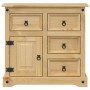 Aparador Corona madera maciza de pino 87x40x76 cm de vidaXL, Aparadores - Ref: Foro24-4005679, Precio: 151,04 €, Descuento: %