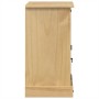 Aparador Corona madera maciza de pino 87x40x76 cm de vidaXL, Aparadores - Ref: Foro24-4005679, Precio: 151,04 €, Descuento: %