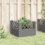 Planter with pegs PP light gray 43.5x43.5x43.5 cm by vidaXL, Pots and planters - Ref: Foro24-368008, Price: 31,25 €, Discount: %