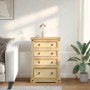 Corona chest of drawers solid pine wood 80x43x114 cm by vidaXL, Storage trunks - Ref: Foro24-4005672, Price: 190,59 €, Discou...