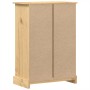 Cómoda cajonera Corona madera maciza de pino 80x43x114 cm de vidaXL, Baúles de almacenamiento - Ref: Foro24-4005672, Precio: ...