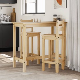 Hohe Hocker 2 Stück aus massivem Kiefernholz von vidaXL, Möbelsets für Küchen und Esszimmer - Ref: Foro24-4005693, Preis: 102...