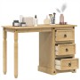 Corona dressing table solid pine wood 110x50x75 cm by vidaXL, Desks - Ref: Foro24-4005685, Price: 133,43 €, Discount: %